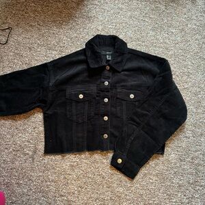 Cropped Corduroy Light Jacket